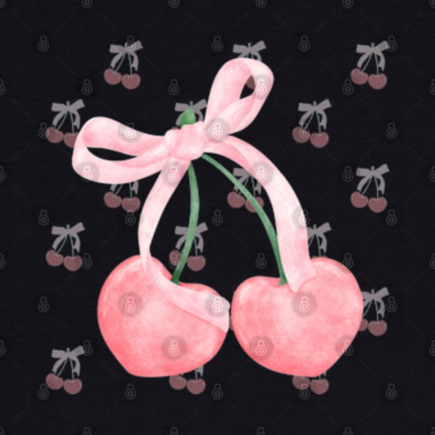 Coquette Cherries by HoldenFamilyDesigns